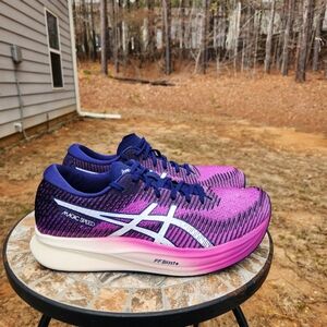 Asics Purple and Pink Athletic Shoes for Performance